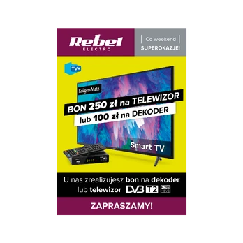 Plakat Kruger&amp;Matz - Bon na TV i dekoder