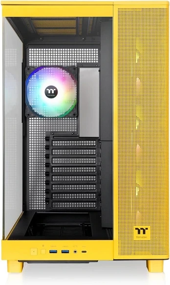 Thermaltake View 380 Xl Tg Argb Mid Tower korpusas Bumblebee