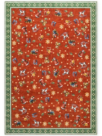 Kilimas Noel 160x230 cm, raudonas/žalias