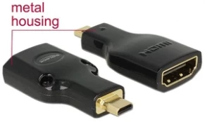Adapteris Delock HDMI female, Micro HDMI female, juoda kaina