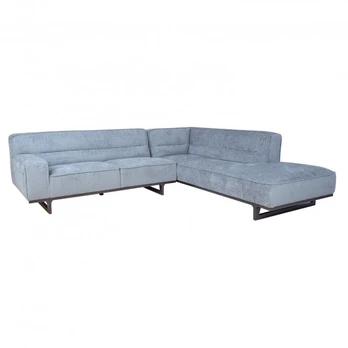 Kampinė sofa HASSO RC, silver pilka