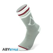 ASSASSIN'S CREED - Socks- Grey - White - Crest kaina