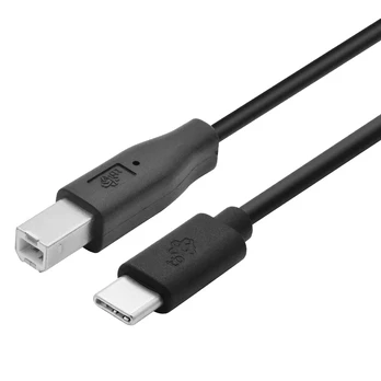Cable USB CM-BM 1.8m black for printers
