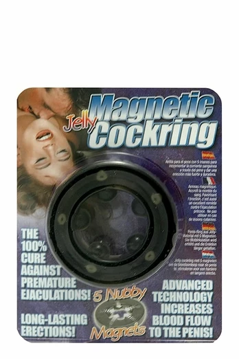 MAGNETIC COCK RING Smoke - Magnetic Field Silicone Ring, Adjustable