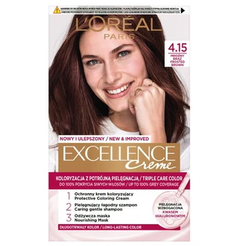 Plaukų dažai L’Oréal Paris Excellence Creme, 4.15 šalta ruda