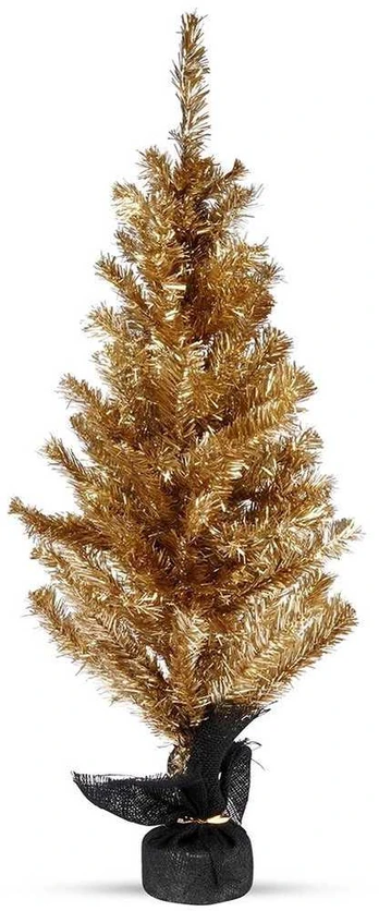 Home Styling Collection Dirbtinė eglė 90 cm Auksinė