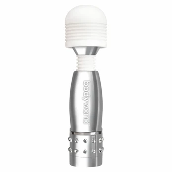 Bodywand Mini Wand Massager Sidabrinis Compact Splashproof 10.2 cm