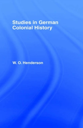 Studies in German Colonial History