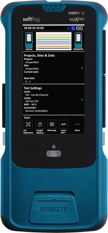 Fluke Networks Fluke SOFTING WireXpert MP C6A – kabelių testeris (24.01.0002)