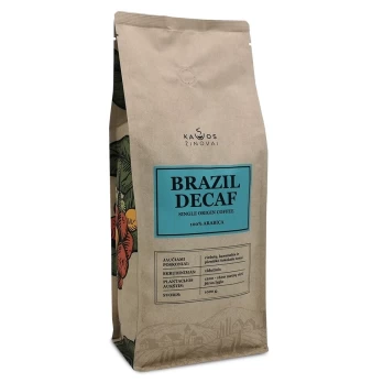 Kavos Pupelės "Brazil Decaf" 1kg.