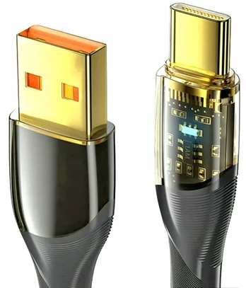 Greitas Essager 7a kabelis 1 m. Usb-a į Usb-c Pd 100w greitas įkrovimo laidas