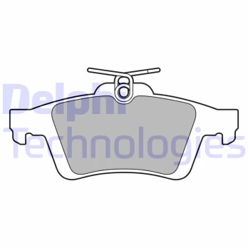 DELPHI LP3653 Brake pad set