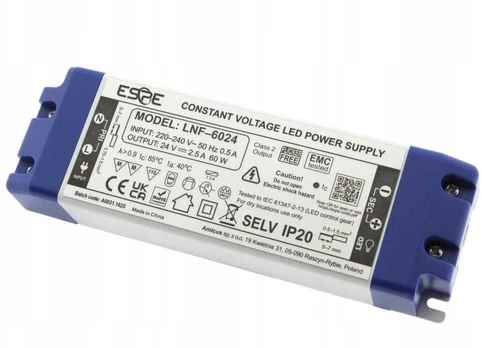 LED impulsinis maitinimo šaltinis ESPE LNF-3024 24V/30W/1.25A IP20