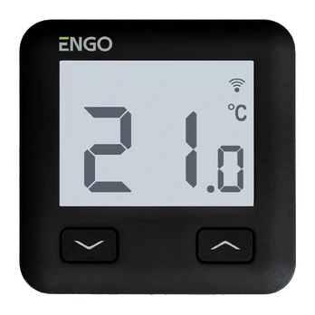 Engo E10 Wifi termostatas 230V juodas TUYA
