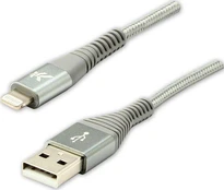 Kabelis USB USB-A - Lightning 1 m Balta kaina