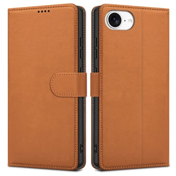 Dėklas Fancy Wallet Samsung S741 S26 FE rudas