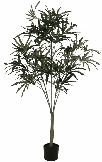 Dirbtinis augalas vazone, žalia sp., 180 cm