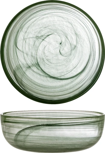 Bloomingville - Amelie Bowl - Green - Glass