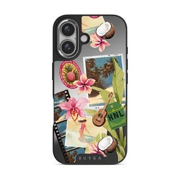 Honolulu - iPhone 16 Case, Elite Mirror Dark (MagSafe) / Silver