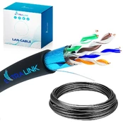 Extralink CAT5E FTP (F/UTP) Outdoor | Twisted pair | 50M kaina
