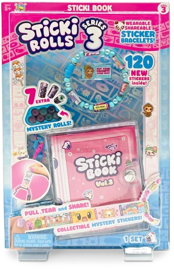 STICKI ROLLS Rinkinys su knygele