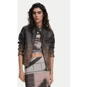Desigual Odinė striukė 25SWEW44 Ruda Regular Fit