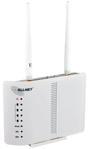 Allnet Maršrutizatorius ADSL2+ su tilto modemu ir WLAN AP kaina