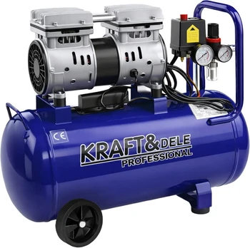 Kompresorius 50L, 1500W, be alyvos Kraft&Dele