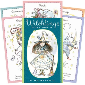 Witchlings Deck & Book Set orakulo kortos