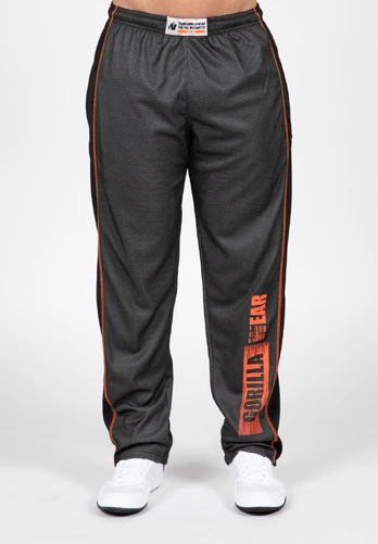 Gorilla Wear Wallace Mesh Pants - Gray/Orange