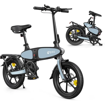 Elektrinis dviratis Dyu C2 16'', juodas