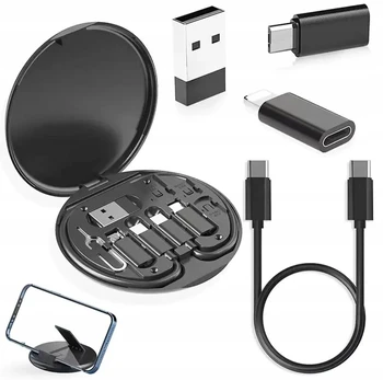 Didelis adapterių rinkinys Usb C su micro Usb lightning