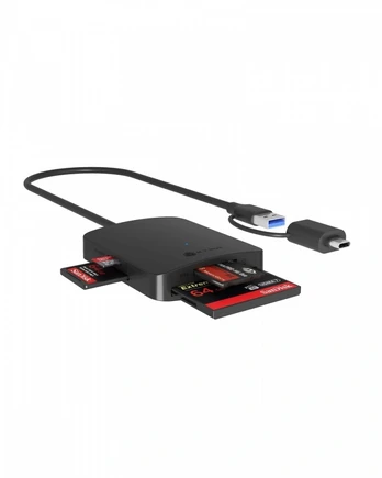 ICY BOX IB-CR302-CU3 Cards CF,TF,SD,microSD