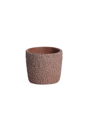 Gėlių vazonas Domoletti BTP06C, cementas, raudonas