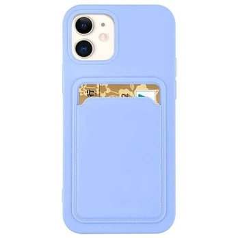 Hurtel Card Case skirtas Samsung Galaxy A22 4G, violetinis