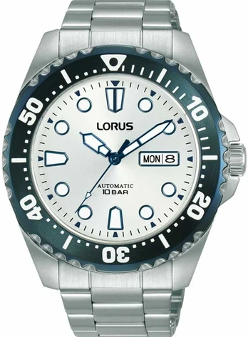Laikrodis vyrams Lorus RL477BX9 Balta Sidabras