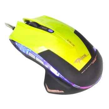 Žaidimų pelė E-Blue EMS124GR usb / ps/2 laidas, juoda/geltona
