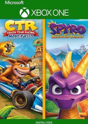 Crash Team Racing Nitro-Fueled + Spyro Game Bundle Xbox