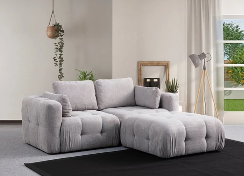 Sofa Asir Amaris, šviesiai pilkas