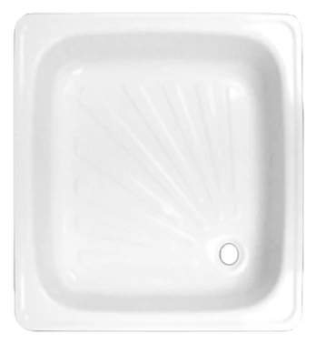 Padas dušo metalinis 80x80x15