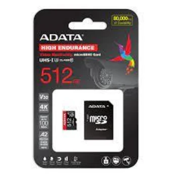 MEMORY MICRO SDXC 512GB W/AD./AUSDX512GUI3V30SHA2-RA1 ADATA