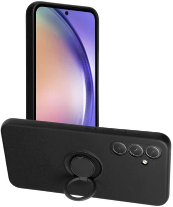 Dėklas Oem SILICONE RING Case for SAMSUNG Galaxy A54 5G juodas