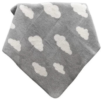 LORITA pledas 75x100cm Grey/White 1674
