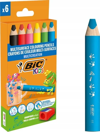 Bic OLO PENCIL 6COL/110 TEMP BC PUD