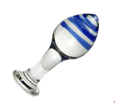 Stiklinis analinis kištukas Crystal Plug