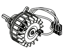 MOTOR,ASM DSRM-2600, ECHO