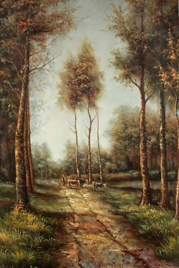 Paveikslas Kelias Miške