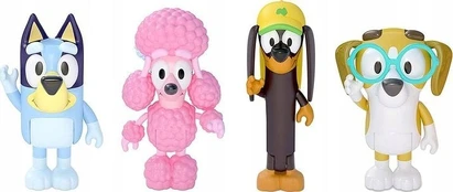 Figures set Bluey 4-pak Freinds