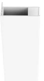 Reguliuojamas profilis Ravak Chrome CNPS White E778801119470, 195 cm kaina