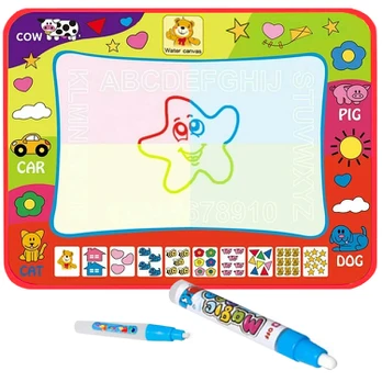 Verk Group Vanduo colouring mat large letters numbers educational